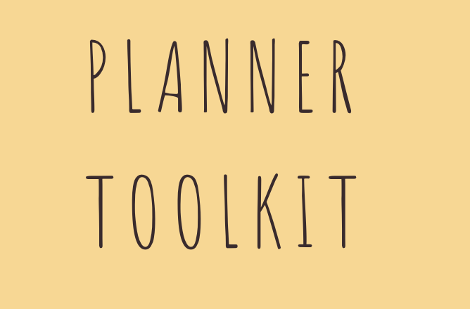 Planner Tool Kit